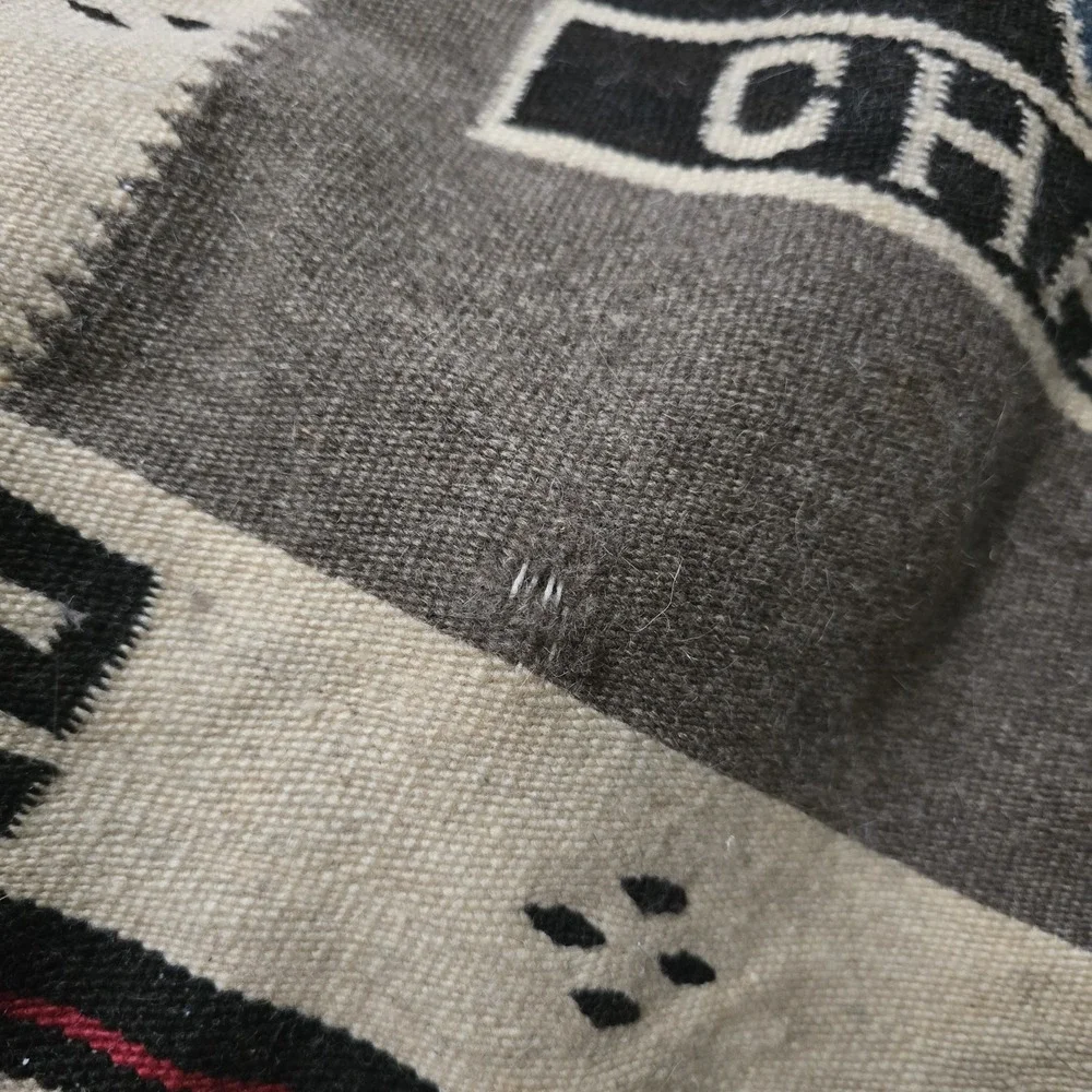 Vintage Mexican Chac Mool  Wool 57